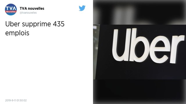 Uber supprime 435 emplois d'ingénieurs et de responsables produits
