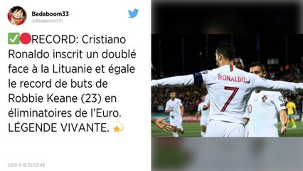 Qualifications Euro 2020 : Cristiano Ronaldo auteur d’un quadruplé porte le Portugal