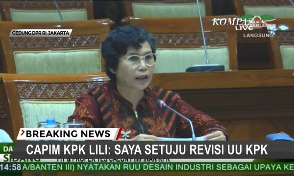 Capim KPK Lili Pintauli: Saya Setuju Revisi UU KPK Tapi …