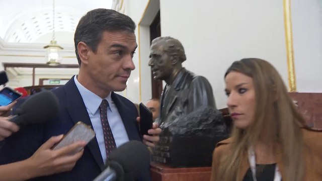 Gobierno en funciones entra a la sesión de control