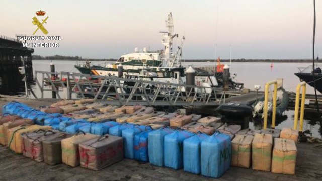 La Guardia Civil ha incautado más de 11.000 kilos de hachís