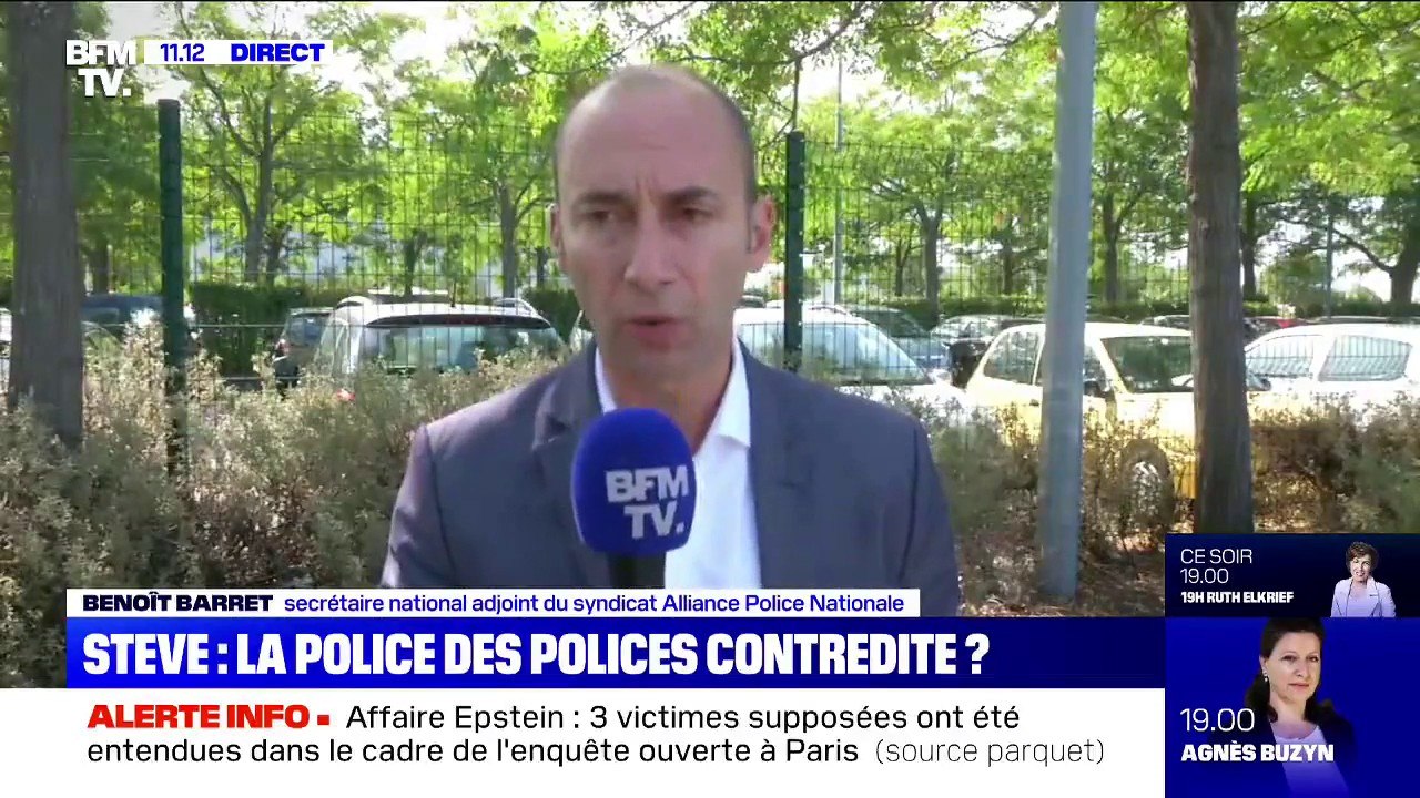 Mort de Steve Maia Caniço: "Le téléphone qui a borné automatiquement peut être soit dans l'eau ou hors de l'eau", selon le secrétaire national adjoint du syndicat Alliance