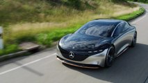 Mercedes-Benz VISION EQS - Driving Video