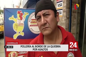 Chorrillos: roban pollería por tercera vez