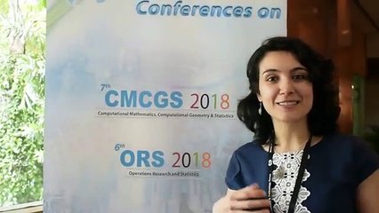 Ms. Fatemeh Ghaderinezhad at CMCGS Conference 2018 by GSTF