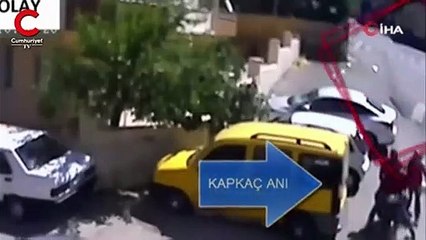 Gaziantep'teki kapkaç anları kamerada