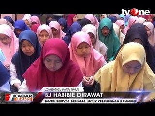 Santri Berdoa Bersama untuk Kesembuhan Habibie