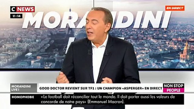 Avant le retour de Good Doctor ce soir sur TF1, les confidences d’un jeune autiste en direct dans Morandini Live - VIDEO