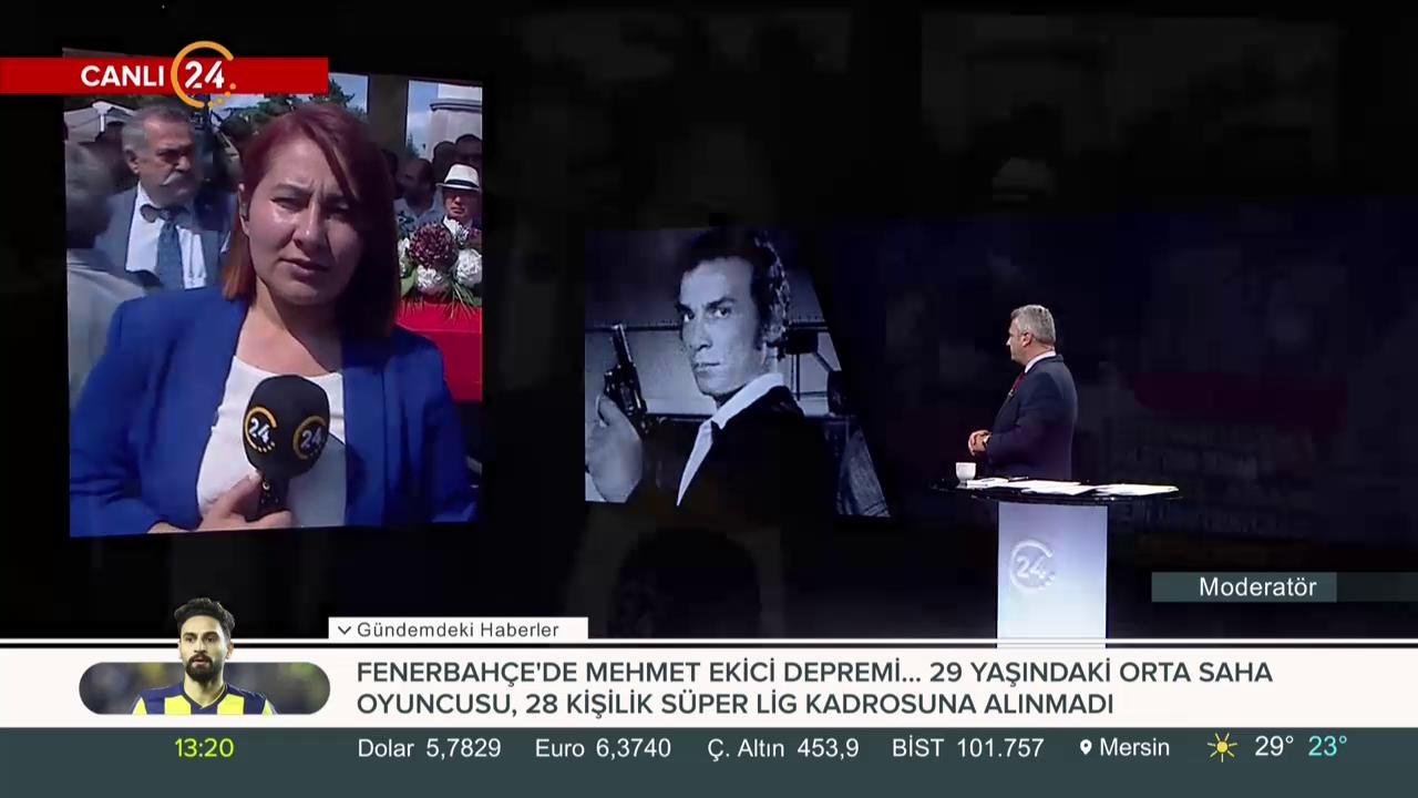 Yaşilçam'ın usta isimlerinden Süleyman Turan için cenaze töreni