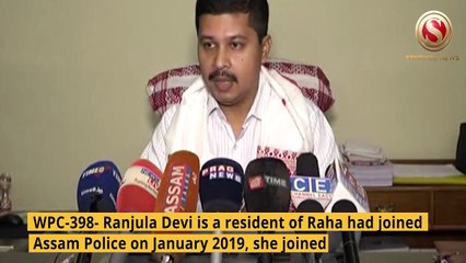 Nagaon Woman Traffic Constable Ranjula Devi receives accolade from SP