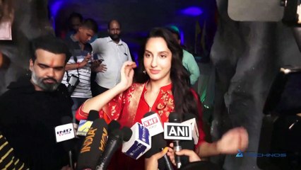 Nora Fatehi Visits T Series For Ganpati Darshan