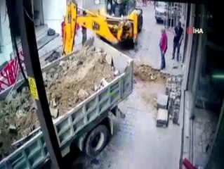 Şişli'de doğal gaz borusu böyle patladı