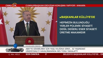 Büyükşehir belediye başkanları Külliye'de