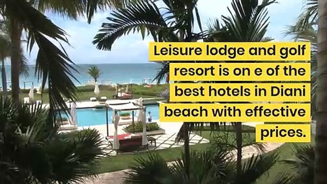 Beautiful Leisure Beach and Golf Resort in Kenya