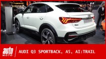 Salon de Francfort 2019 : les nouveautés Audi (Q3 Sportback, A5, AI:TRAIL)
