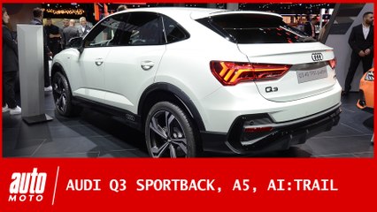 Salon de Francfort 2019 : les nouveautés Audi (Q3 Sportback, A5, AI:TRAIL)
