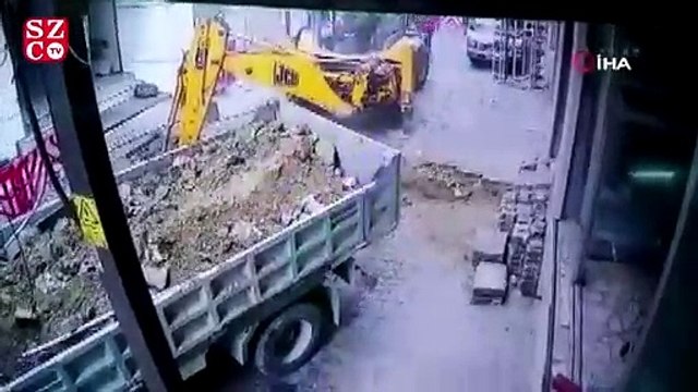 Şişli’de doğal gaz borusu böyle patladı