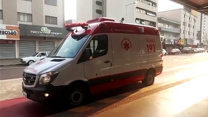 Passageira desmaia em ônibus e é socorrida pelo Samu