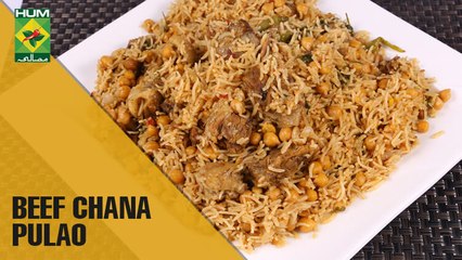 Tasty Beef Chana Pulao Recipe | Tarka | Masala TV Show | Rida Aftab