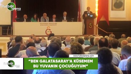 Dursun Özbek: "Ben Galatasaray'a küsemem bu yuvanın çocuğuyum"