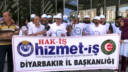 Personeli açığa alan HDP'li belediyeye tepki - DİYARBAKIR