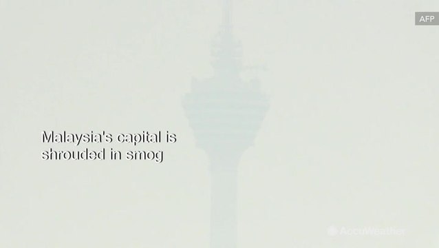 Smog blankets city making skyline unrecognizable