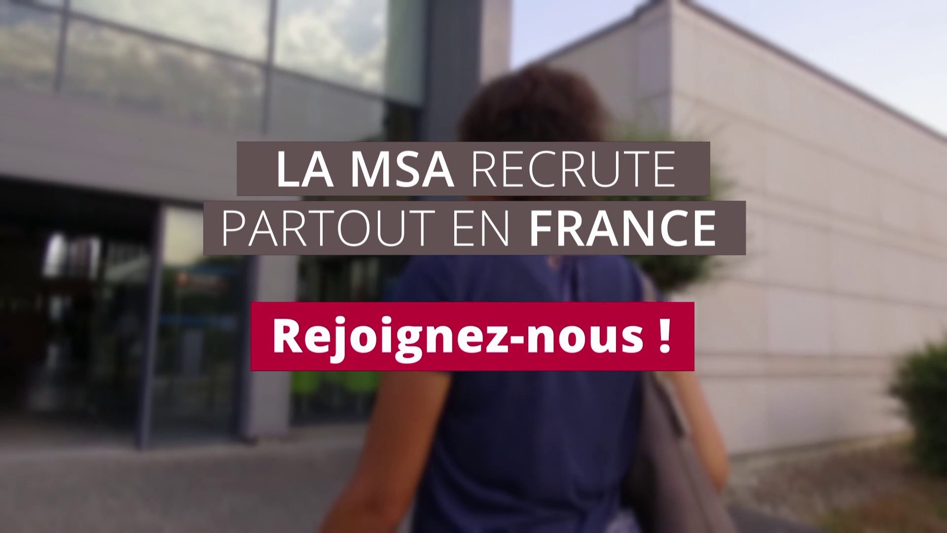 La Msa Recrute Des Agents D Accueil Rejoignez Nous Video Dailymotion