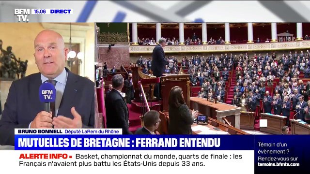 La grande majorité des parlementaires fait confiance à Richard Ferrand estime Bruno Bonnell, député LaRem du Rhône