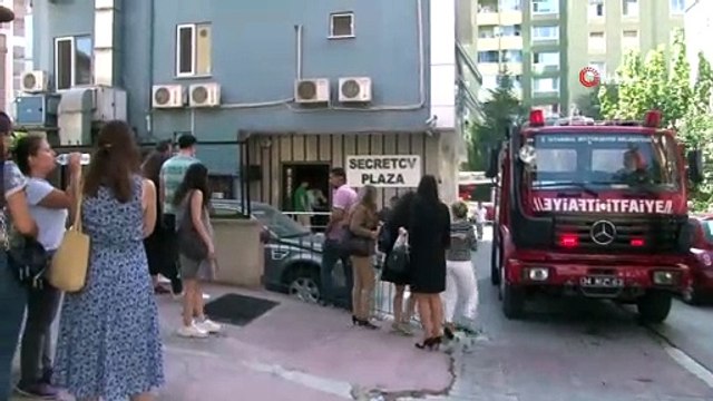 Trafodaki yangın paniğe neden oldu