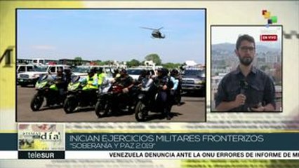 Venezuela:inician ejercicios cívico-militares en frontera con Colombia
