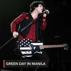 Green Day is coming to Manila
