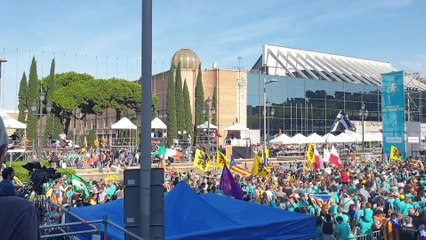 Manifestación independentista en Barcelona