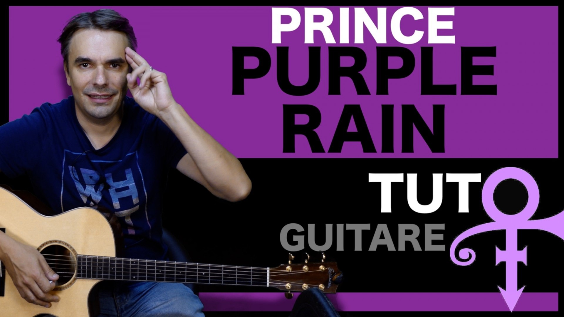 Apprendre PURPLE RAIN - Prince - Le TUTO de GUITARE Facile + TAB - Vidéo  Dailymotion