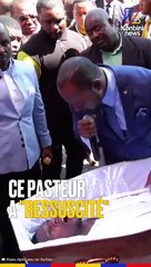 Un pasteur "ressuscitant" un mort, parodié sur les réseaux sociaux