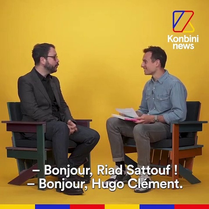 L'auteur de BD Riad Sattouf répond aux questions d’Hugo Clément