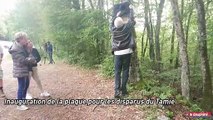 La plaque pour les disparus du Tamié a été inaugurée aujourd’hui