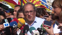 Quim Torra destaca que la manifestación de este año 