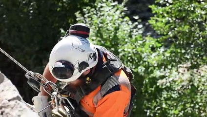 Les cordistes de la RN5