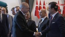 Ekrem İmamoğlu'nun sandalyesi kırılınca Cumhurbaşkanı Erdoğan bakın ne dedi, İmamoğlu nasıl cevapladı