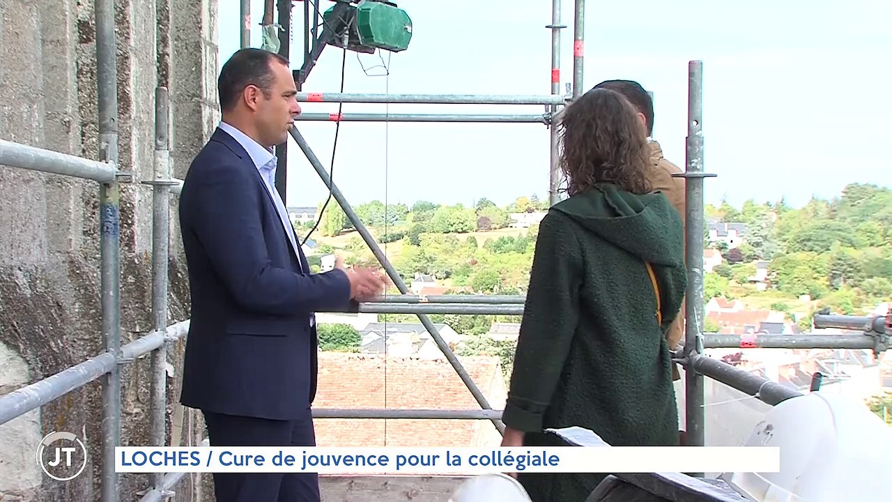LOCHES Cure de jouvence pour la collégiale