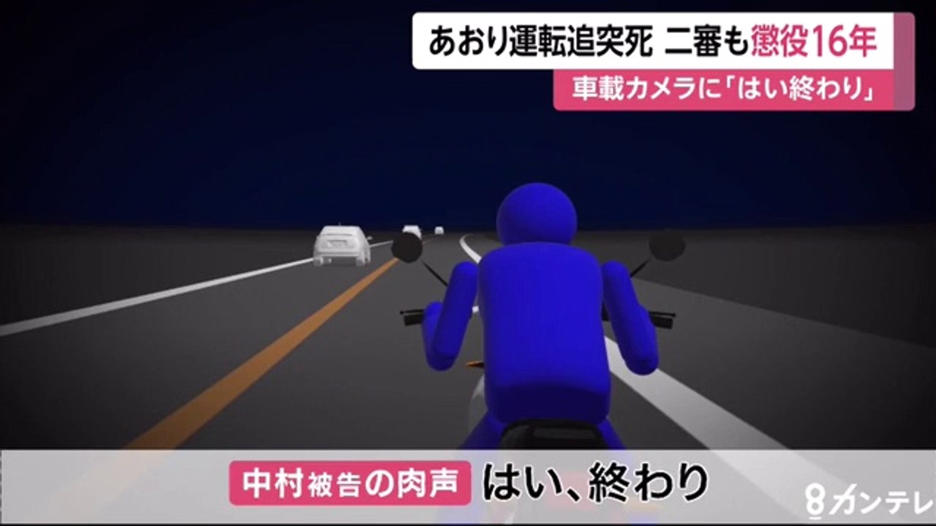 堺あおり運転殺人 2審も中村精寛被告に懲役16年の判決 大阪高裁 動画
