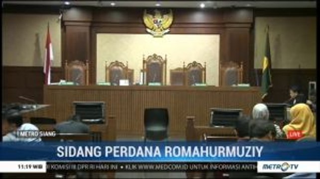 Romahurmuziy Jalani Sidang Perdana Kasus Suap Jabatan Kemenag