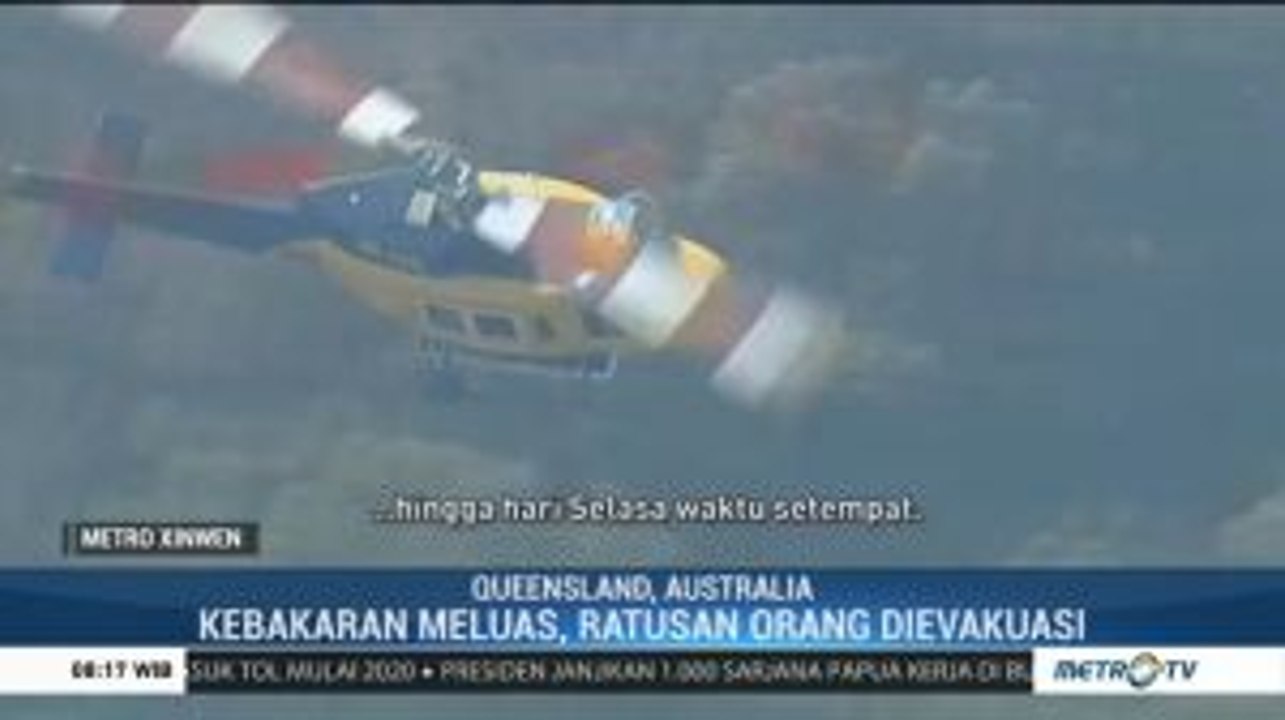 Kebakaran Hutan di Queensland Meluas, Ratusan Warga Australia Dievakuasi