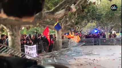 Violentos incidentes en el intento de asalto al Parlament