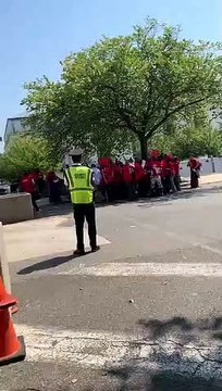 Washington : manif des membres du FNDC contre le changement de Constitution