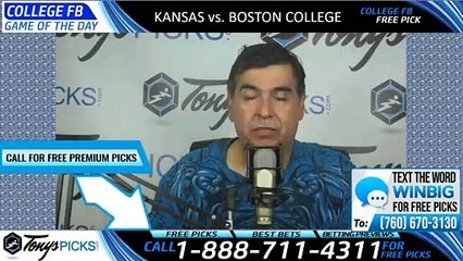 Kansas Boston College College Football Pick 9/13/2019