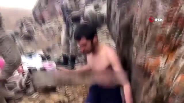 1 teröristin ölü, 1 teröristin sağ olarak yakalandığı operasyona ilişkin yeni görüntüler ortaya...