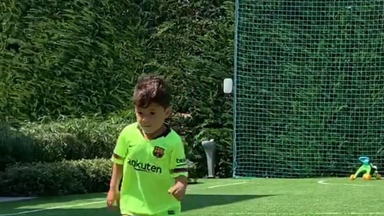 Mateo Messi. Vídeo (@antonelaroccuzzo)