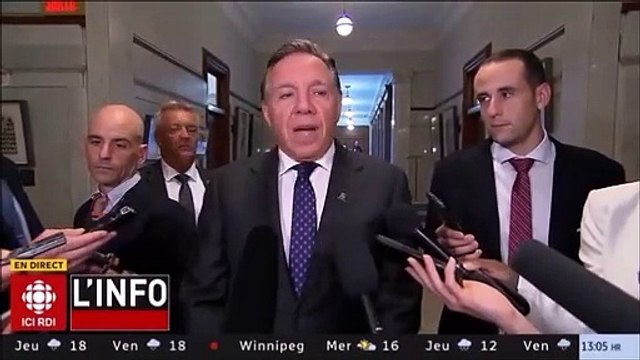 « Je demande à tous les chefs fédéraux de prendre l’engagement de ne pas participer à aucune contestation judiciaire de la loi 21 [sur la laïcité]. » François Legault