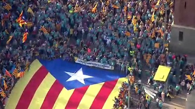 La Guardia Urbana cifra en unos 600.000 los asistentes a la Diada